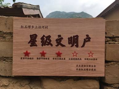 说明: 2.上下沿河星级门牌